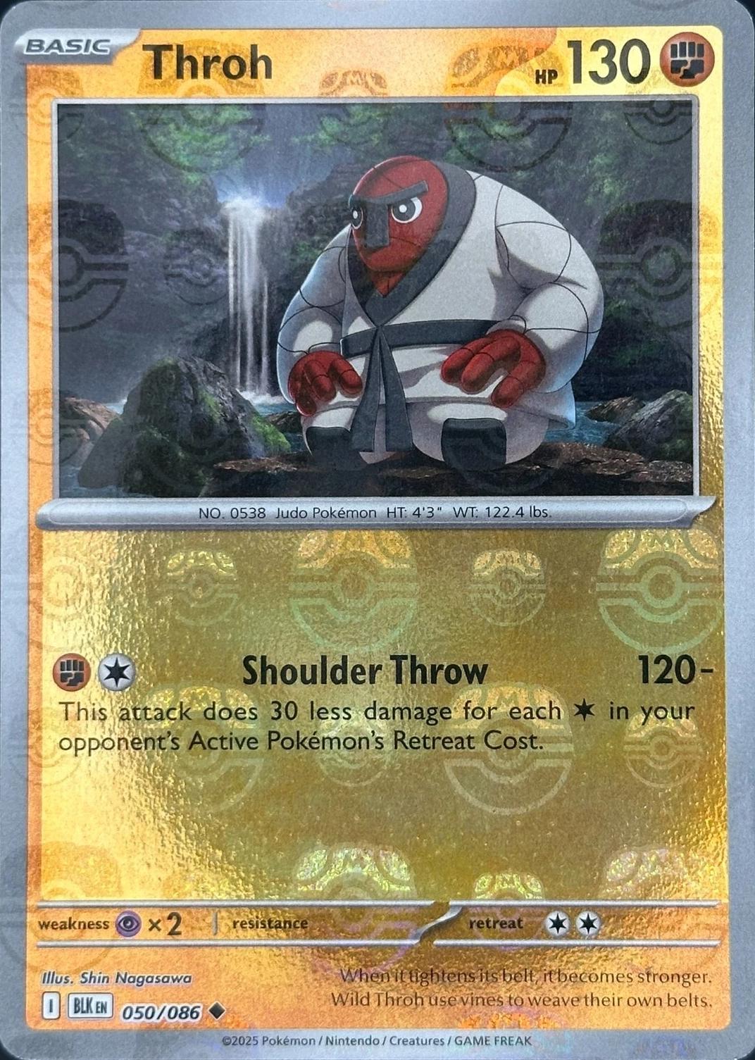 Black Bolt Throh [Master-Ball] Pokémon card